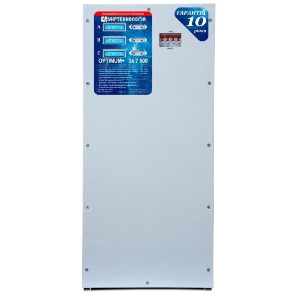 Стабилизатор напряжения Укртехнология OPTIMUM НСН 7500x3 OPTIMUM 7500x3 фото