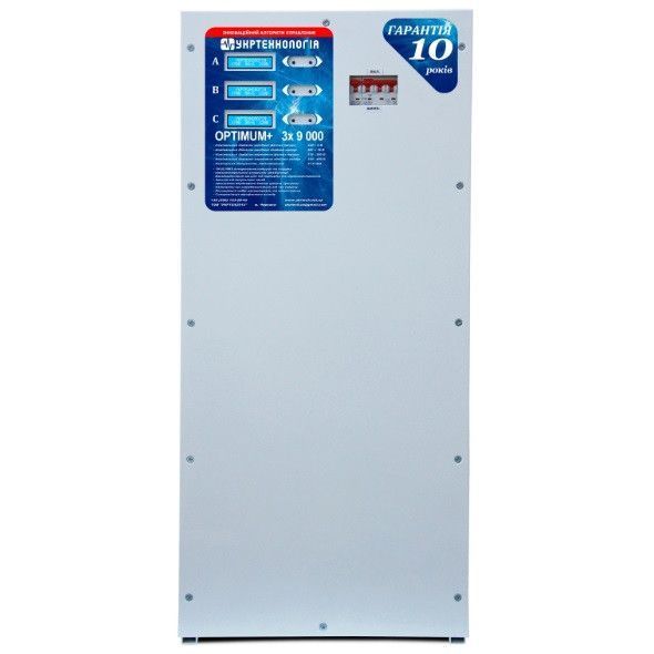 Стабилизатор напряжения Укртехнология OPTIMUM НСН 9000x3 OPTIMUM 9000x3 фото
